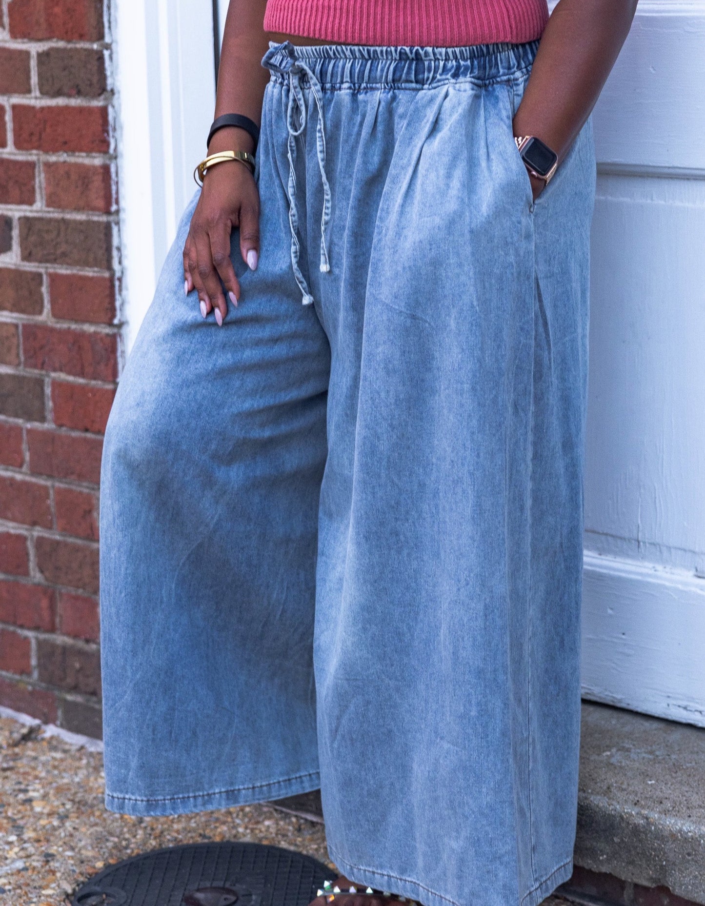 Luxe Flare Pants | Denim