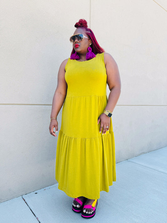 Glamour Goddess | Olive Mustard