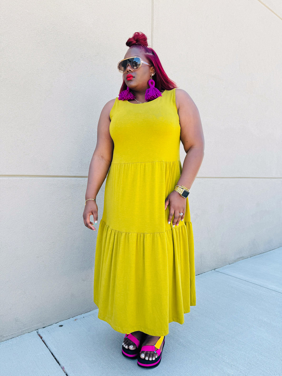 Glamour Goddess | Olive Mustard