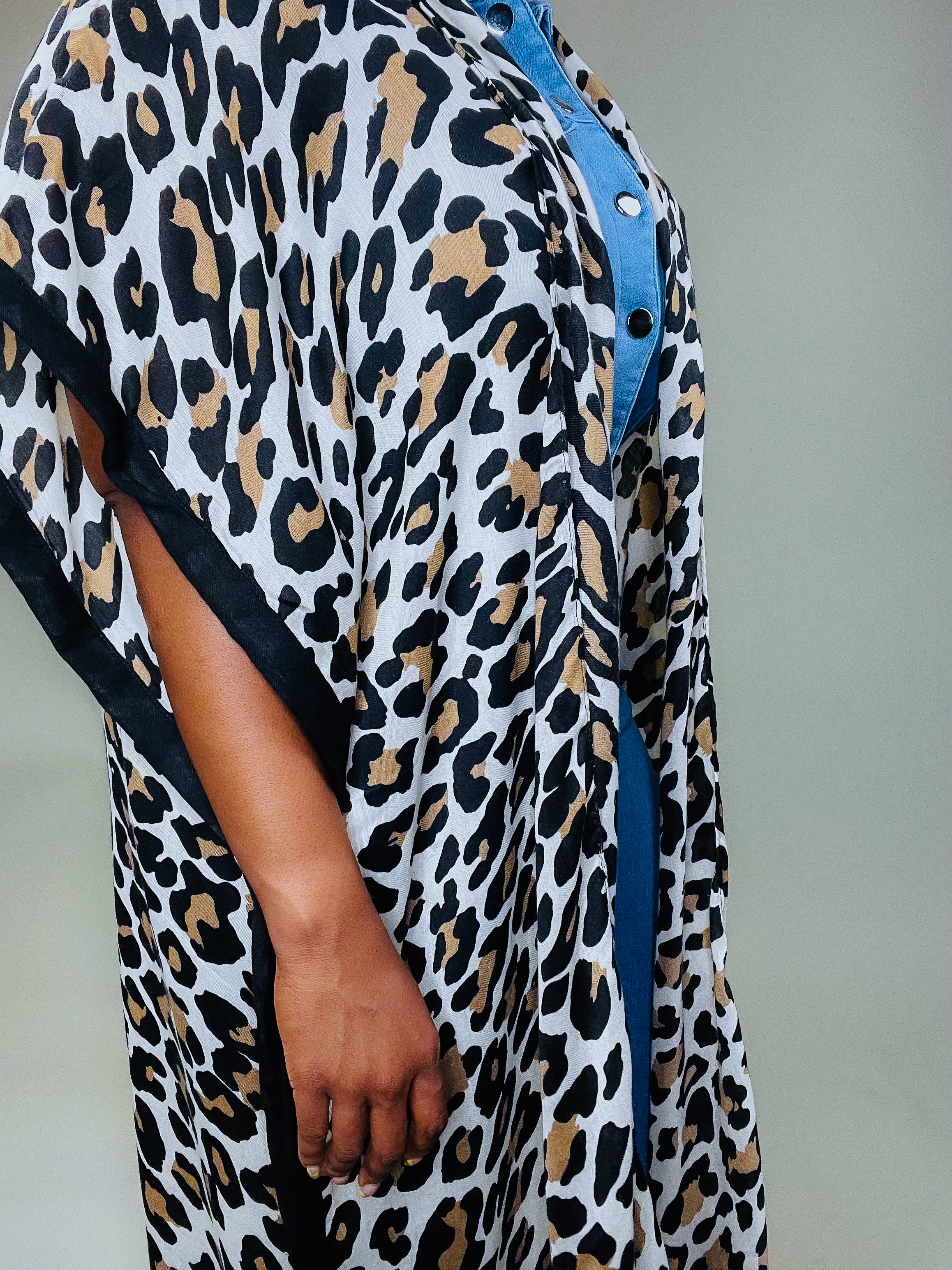 Act Like A Lady Kimono | Leopard