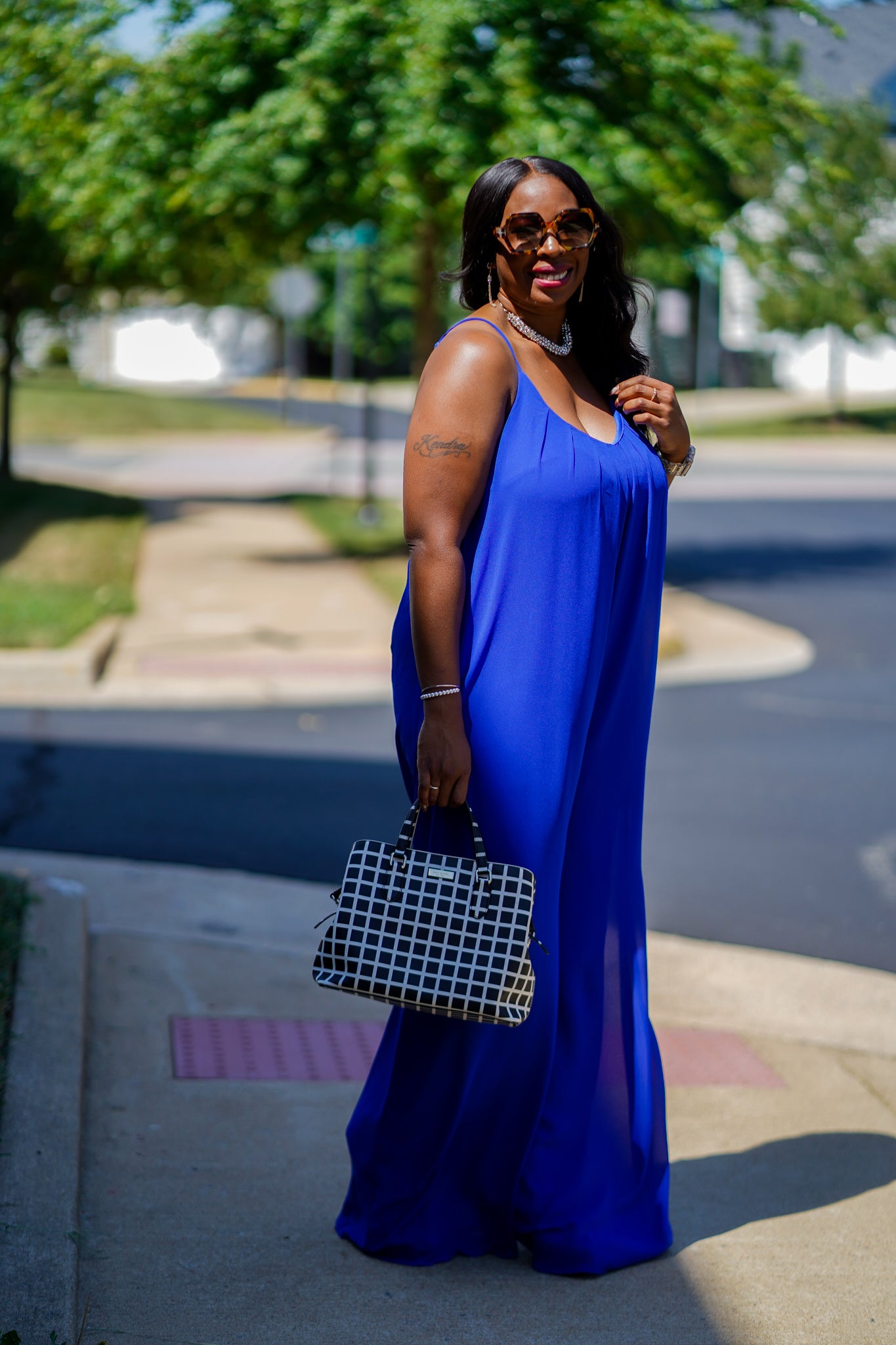 In The Moment Jumpsuit | Royal Blue