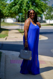 In The Moment Jumpsuit | Royal Blue