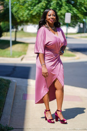 Never Too Late Dress | Mauve